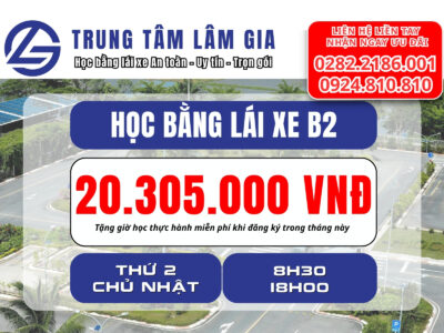 Học Bằng Lái Xe B2
