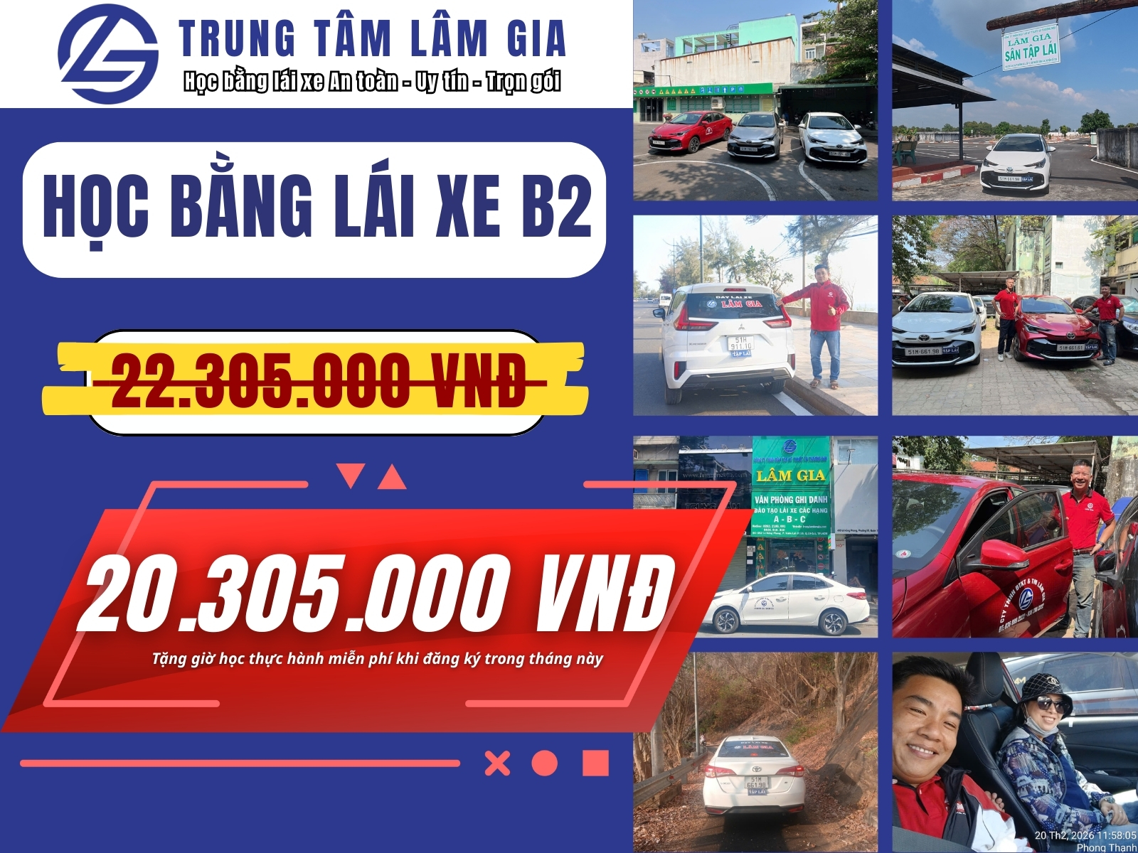 học lái xe b2 tphcm