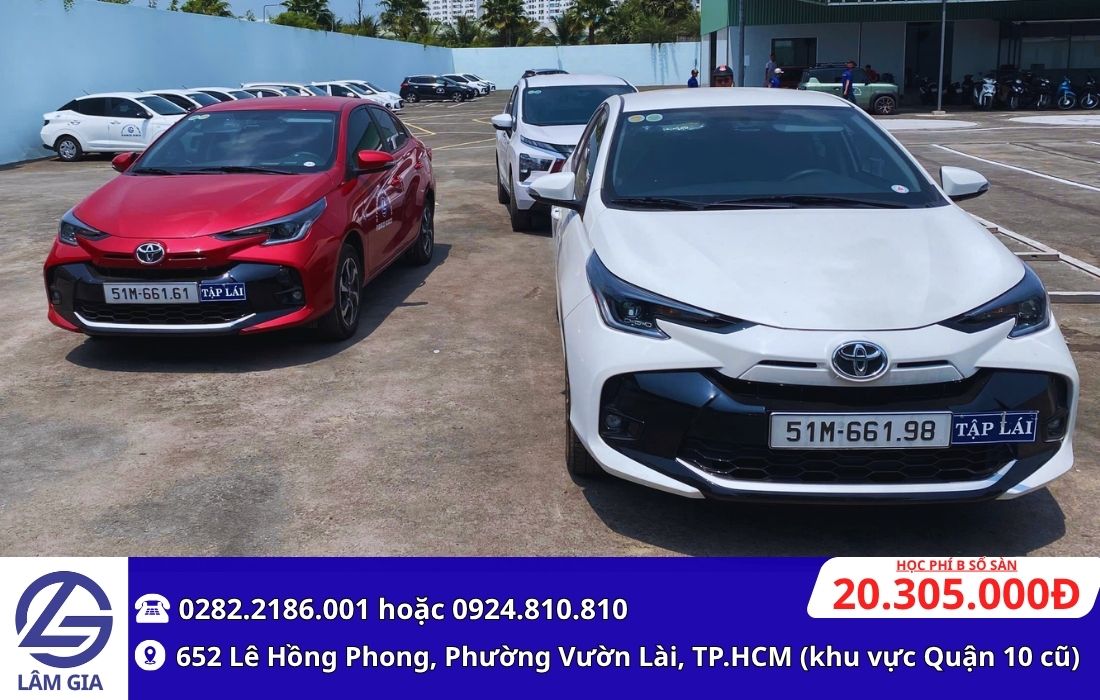 học bằng lái xe b2 số sàn - học phí 20.305.000đ - trung tâm lâm gia 