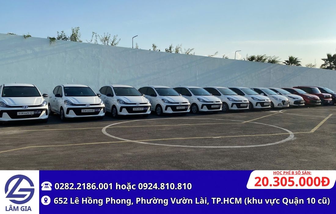 học bằng lái xe b2 số sàn - học phí 20.305.000đ - trung tâm lâm gia 