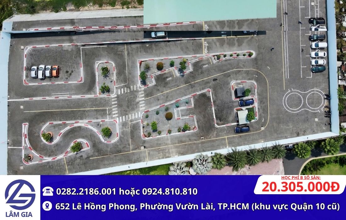 học bằng lái xe b2 số sàn - học phí 20.305.000đ - trung tâm lâm gia 