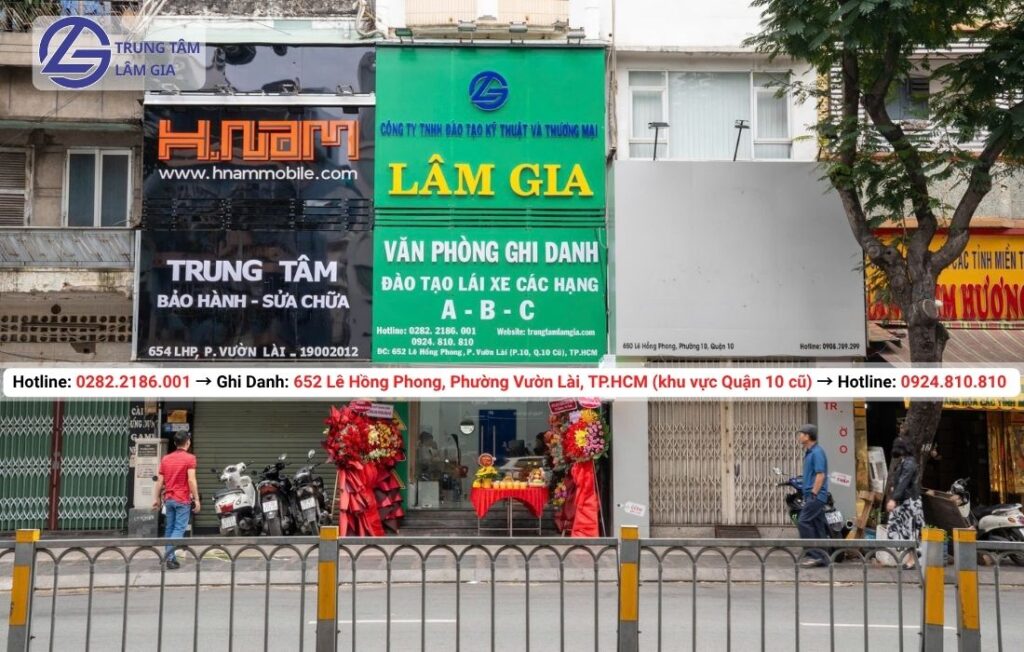 học bằng lái xe b2 số sàn - học phí 20.305.000đ - trung tâm lâm gia