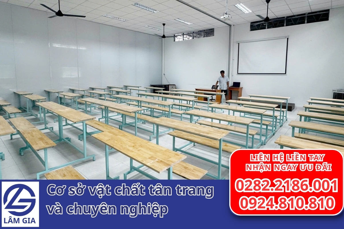 Tại sân tập lái xe Trung tâm Lâm Gia, học viên được luyện tập ngay tại sân sát hạch thuộc sở hữu của trung tâm, xe tập đời mới, phòng học lý thuyết chuẩn GTVT, giúp rút ngắn thời gian học và tăng mạnh tỷ lệ đậu.