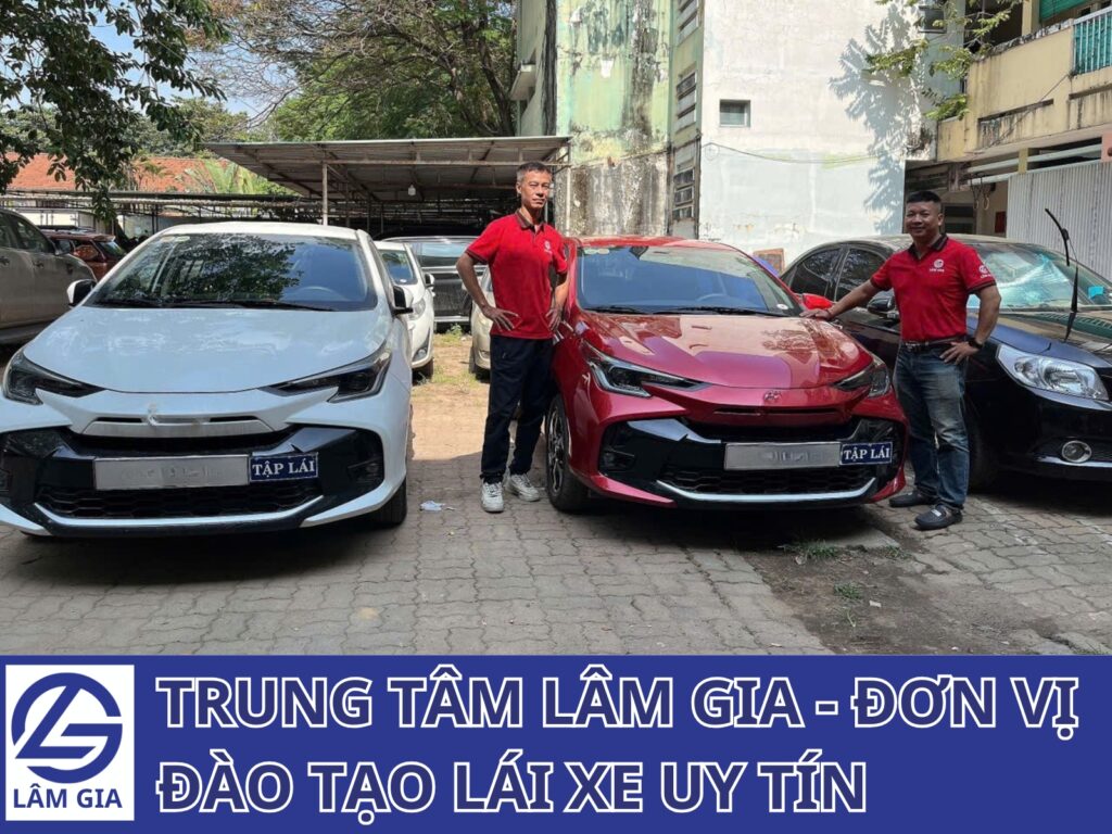 Không gian học lý thuyết và thực hành tại Trung tâm dạy lái xe Lâm Gia
