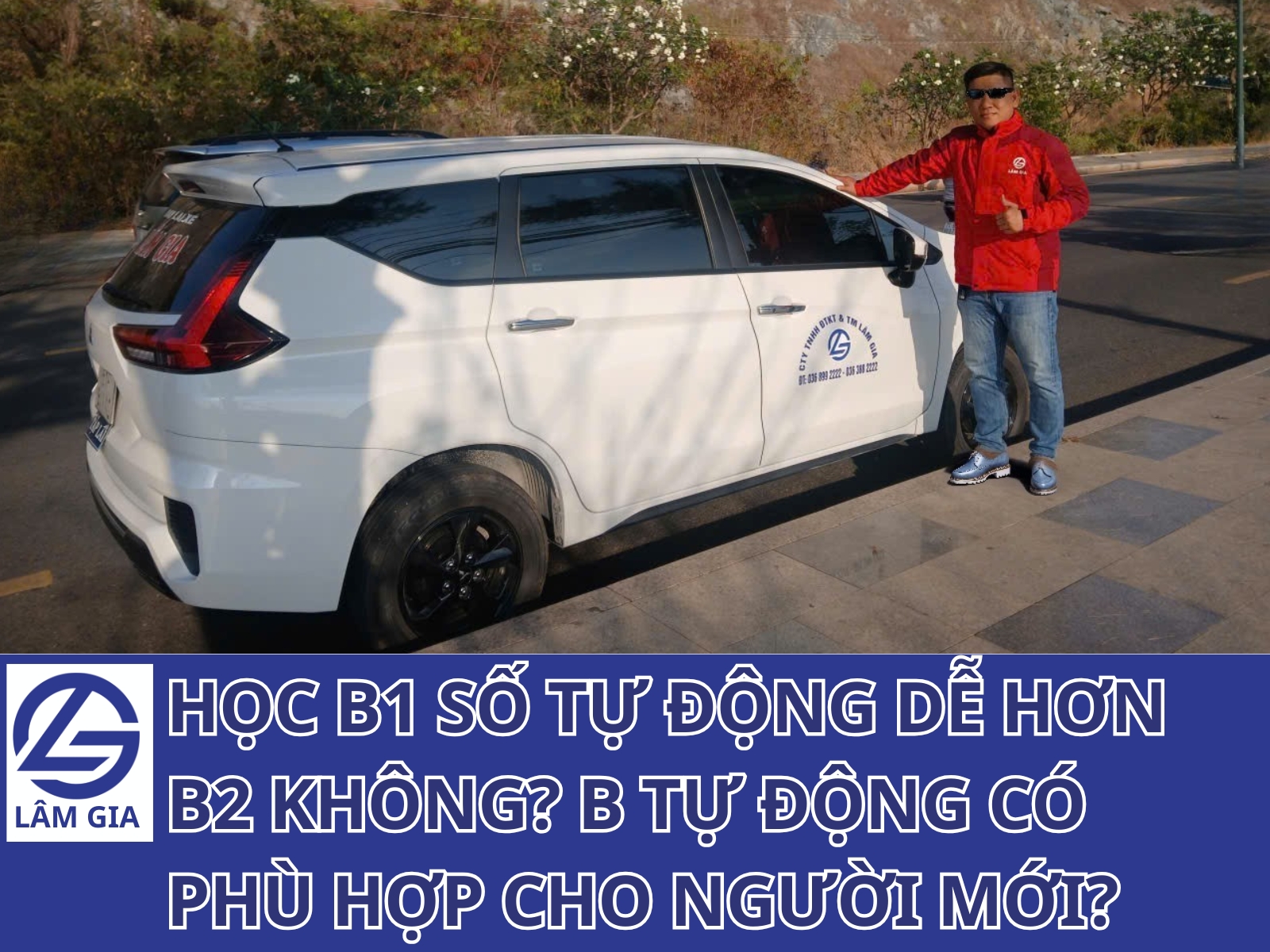 Học B1 số tự động dễ hơn B2 vì không phải học xử lý côn - số, ít thao tác kỹ thuật hơn và áp lực khi học lái thấp hơn.