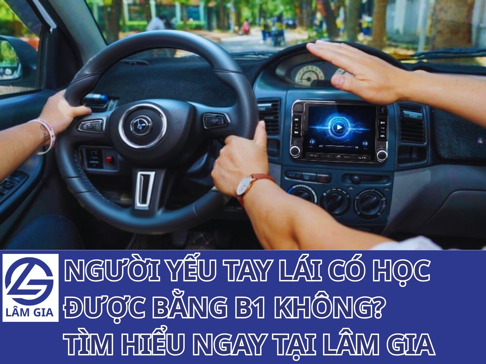 Người yếu tay lái hoàn toàn có thể học được bằng B1 số tự động, vì loại bằng này không yêu cầu xử lý côn - số và có thao tác lái đơn giản hơn.