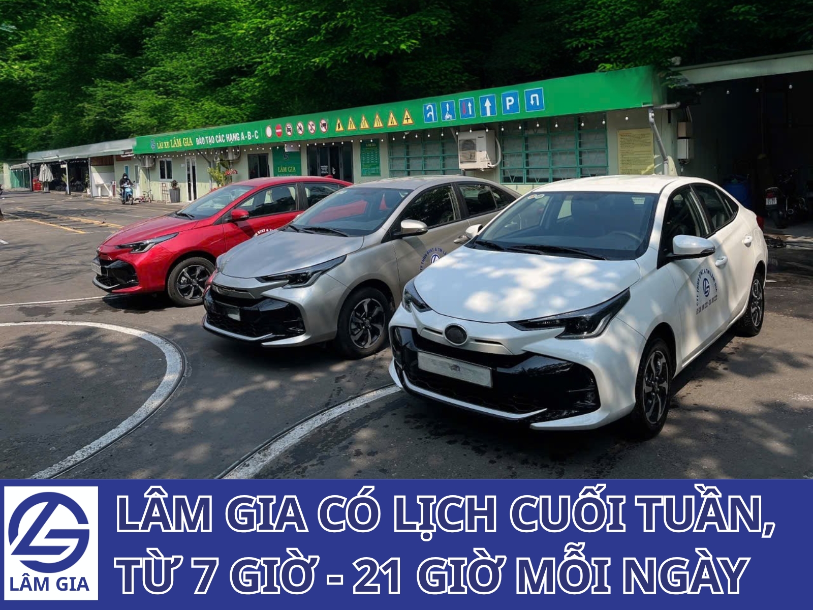 Lâm Gia có lịch học ngoài giờ hành chính và cuối tuần
