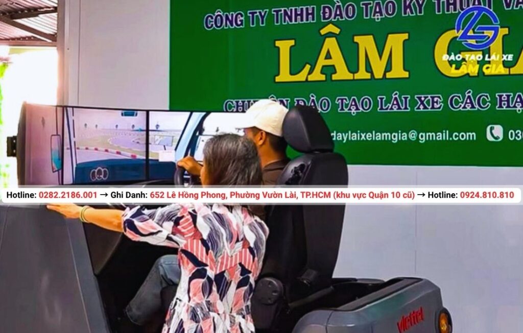 học bằng lái xe tải c1 tại trung tâm Lâm Gia với học phí 22.905.000đ