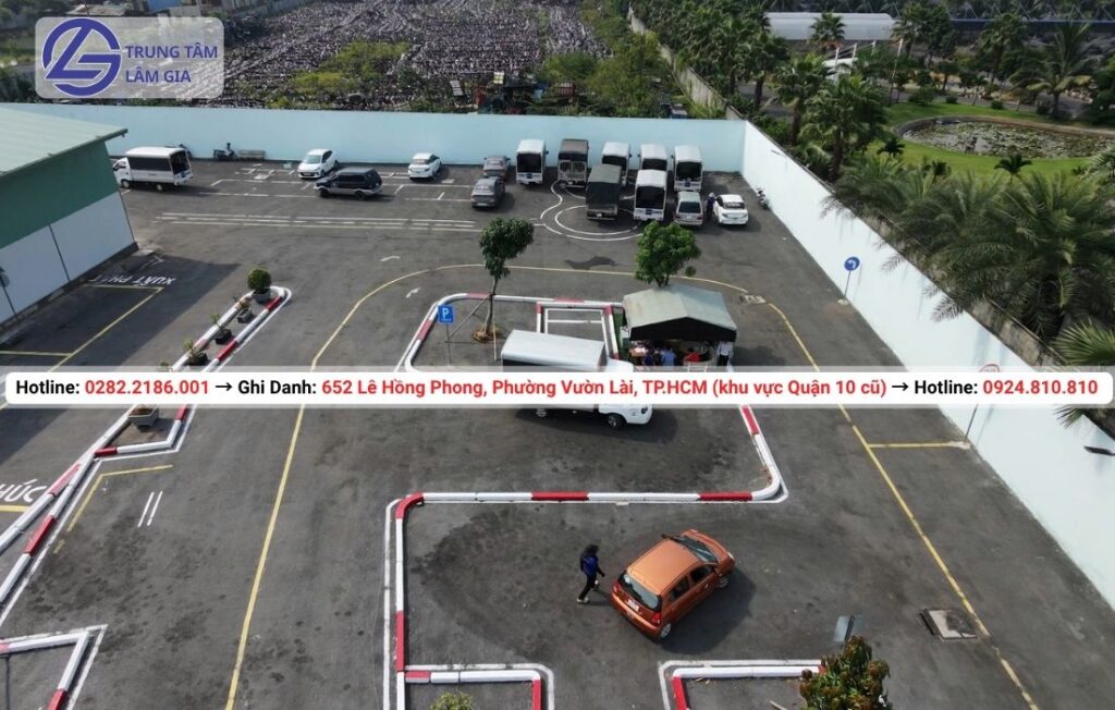 học bằng lái xe tải c1 tại trung tâm Lâm Gia với học phí 22.905.000đ