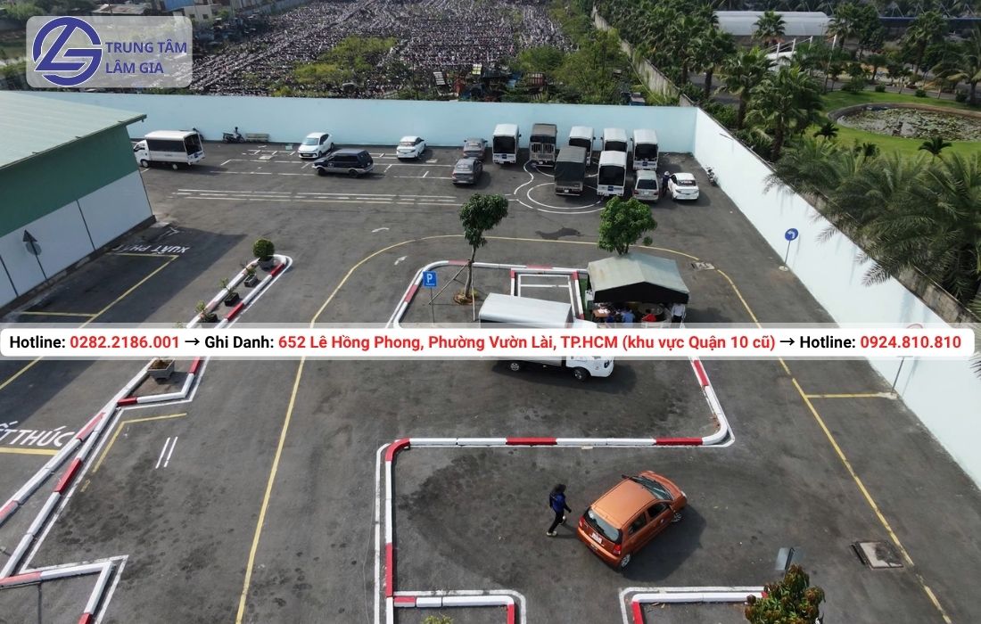 học bằng lái xe tải c1 tại trung tâm Lâm Gia với học phí 22.905.000đ