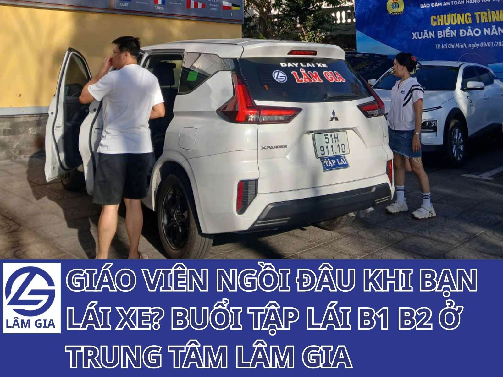 giáo viên ngồi đâu khi bạn lái xe? ghế lái phụ