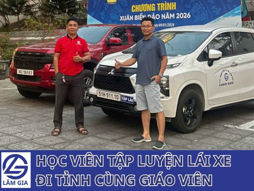 Bổ túc lái xe đường trường cùng Lâm Gia