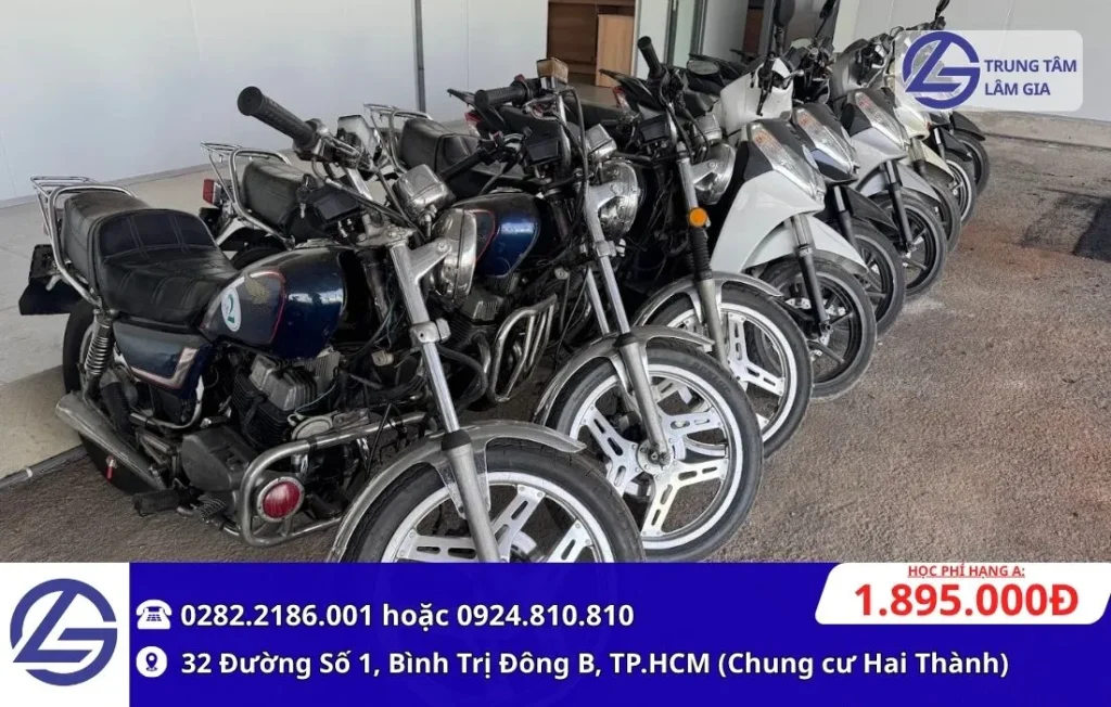 Học Bằng Lái Xe Máy Hạng A Tại Bình Tân