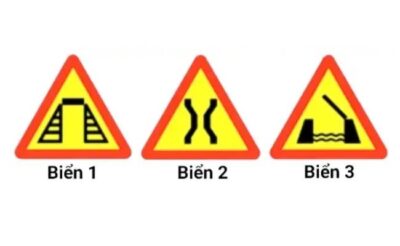 Biển nào dưới đây là biển "Cầu hẹp"?