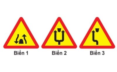Biển nào báo hiệu "Chú ý chướng ngại vật"?