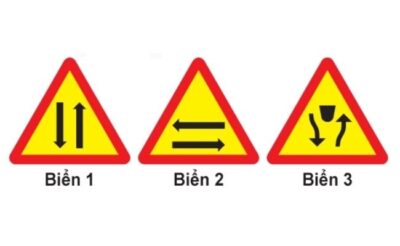 Biển nào báo hiệu "Đường đôi"?