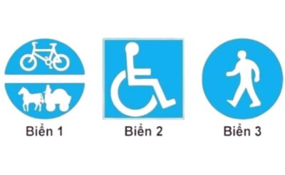 Biển nào báo hiệu "Nơi đỗ xe dành cho người khuyết tật"?