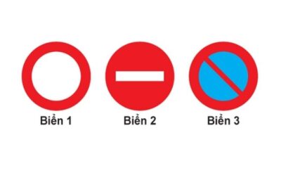 Biển nào là biển "Cấm đi ngược chiều"?