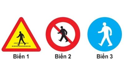 Gặp biển nào người lái xe phải nhường đường cho người đi bộ?