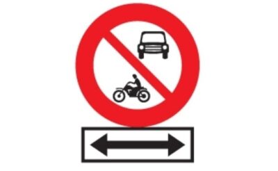 Biển này có hiệu lực đối với xe mô tô hai bánh, ba bánh chở hàng không?
